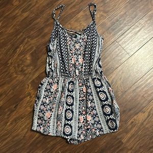 Printed romper